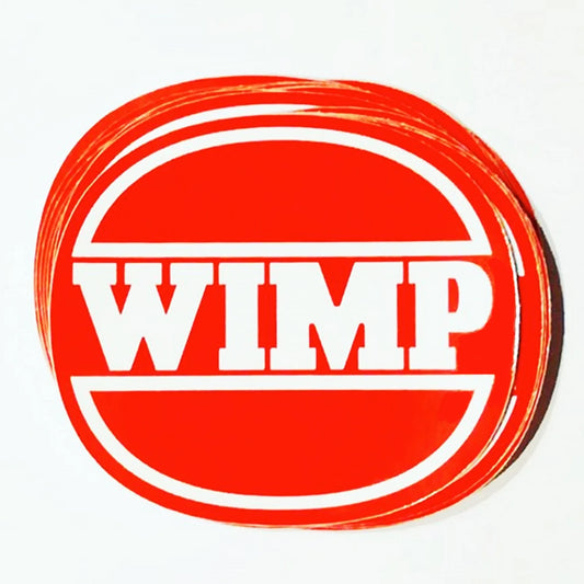 Wimp sticker