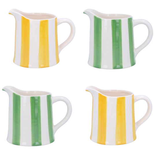 Stripy creamer jug