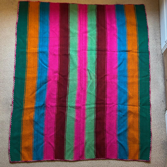 Peruvian frazada rug - No.25