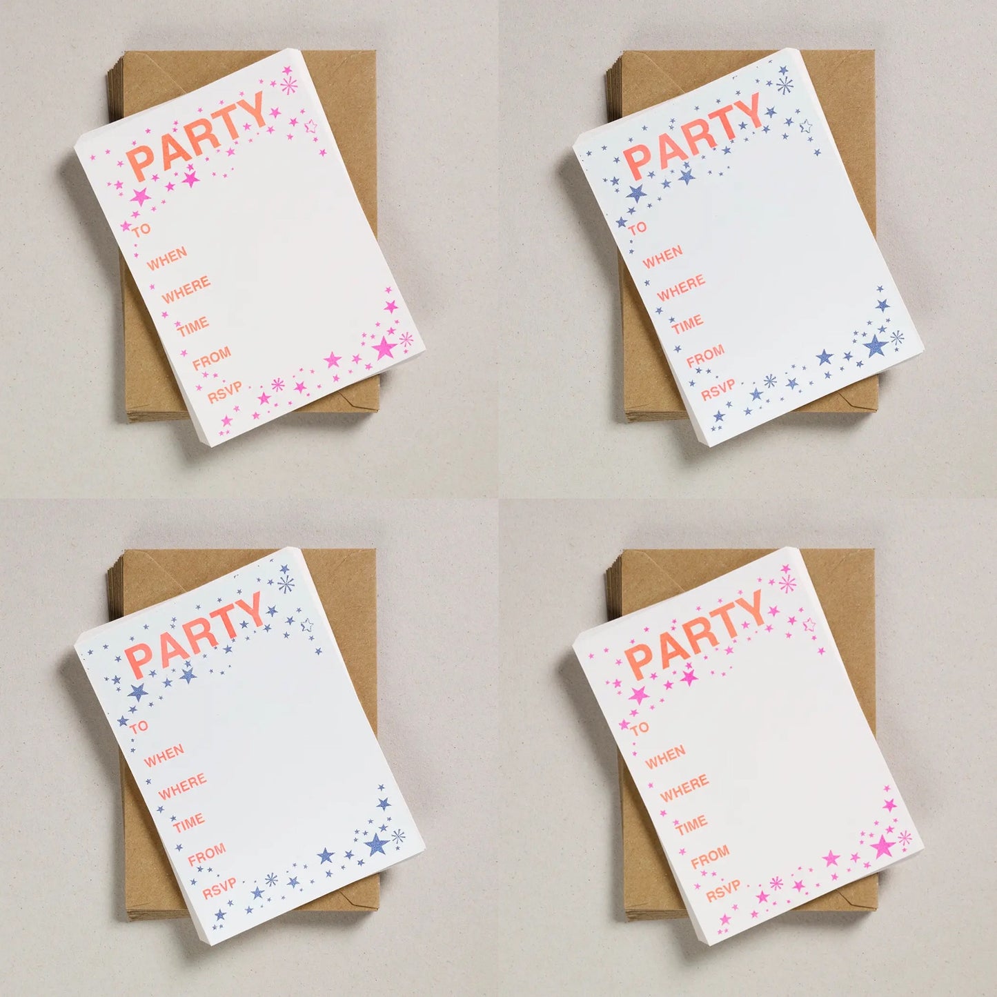 Party invites