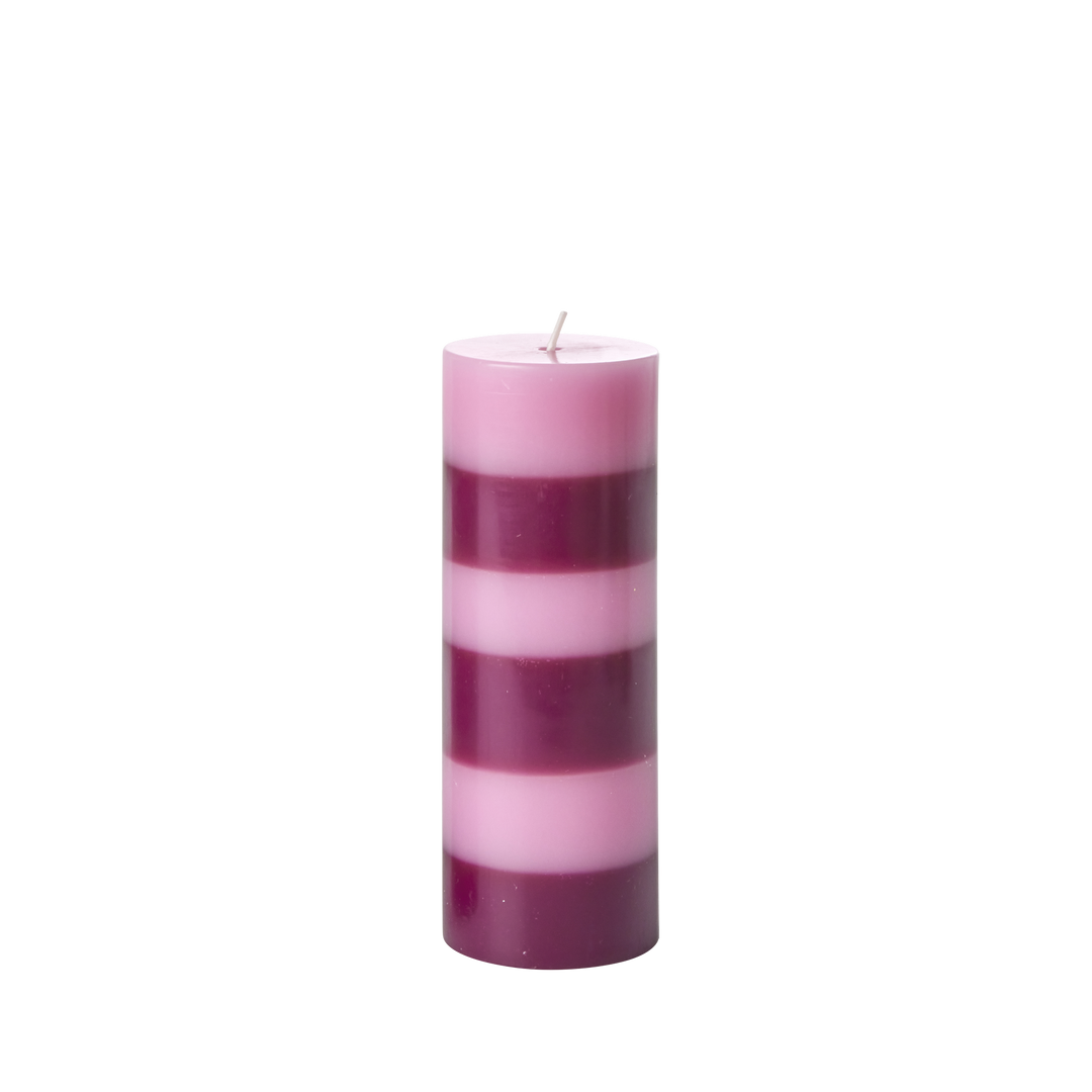 Striped candles