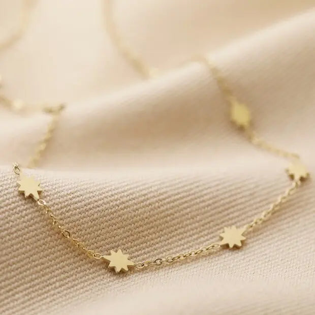 Long starry necklace