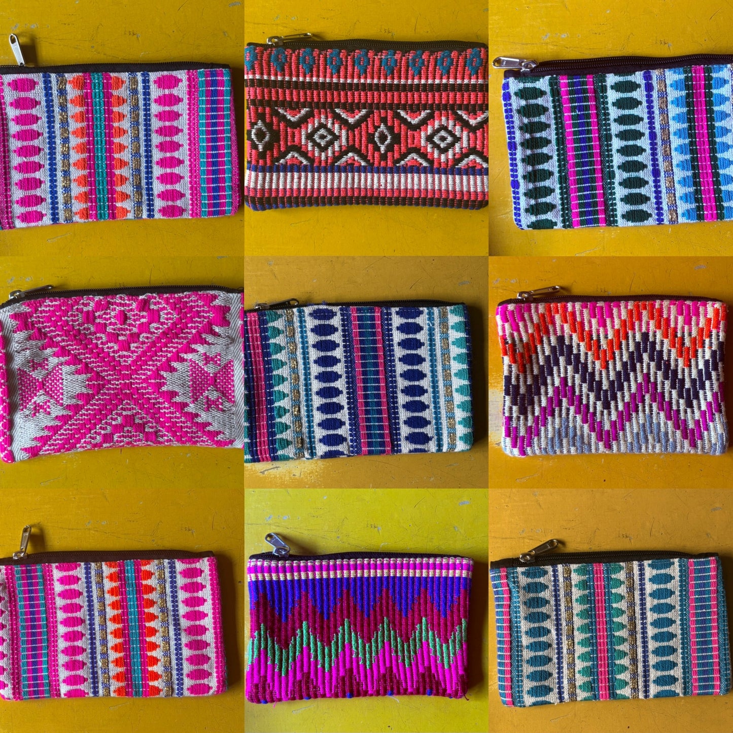 Indian woven pouch