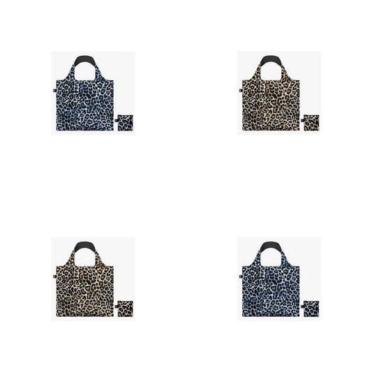 LOQI leopard print shopper bag