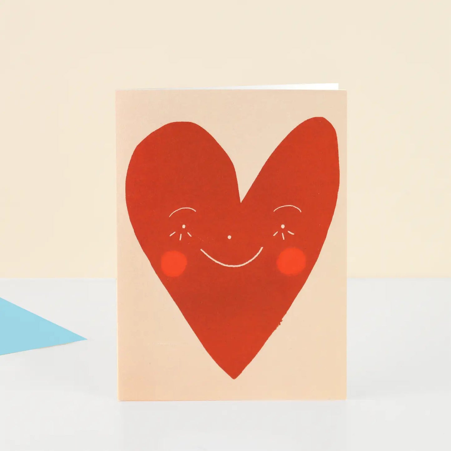 Smiley heart card