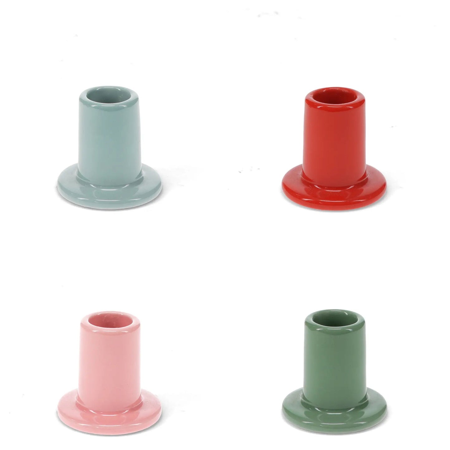 Ceramic tube candleholder