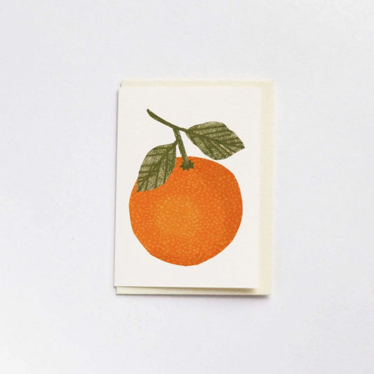 Orange mini card