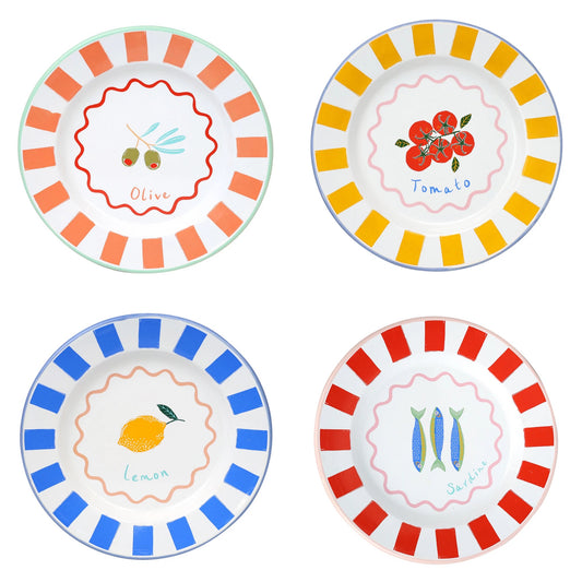Enamel plate