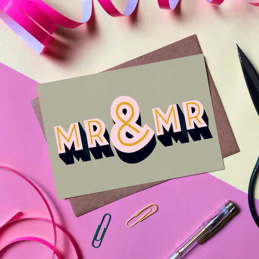 Mr and Mr card