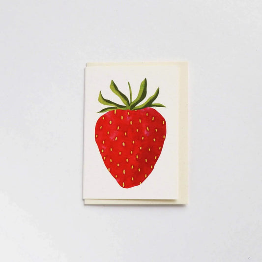 Strawberry mini card