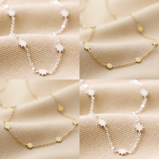 Long starry necklace