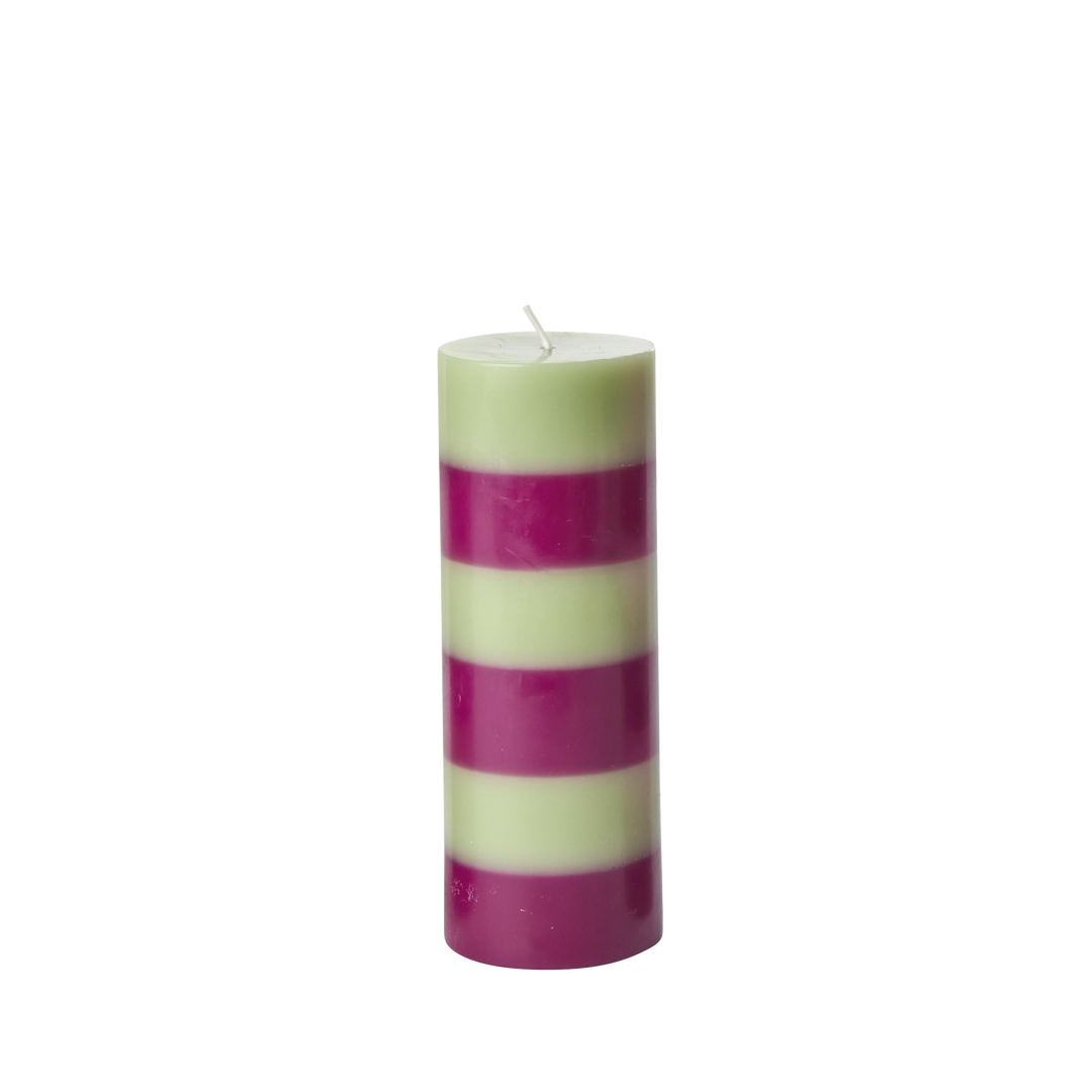 Striped candles