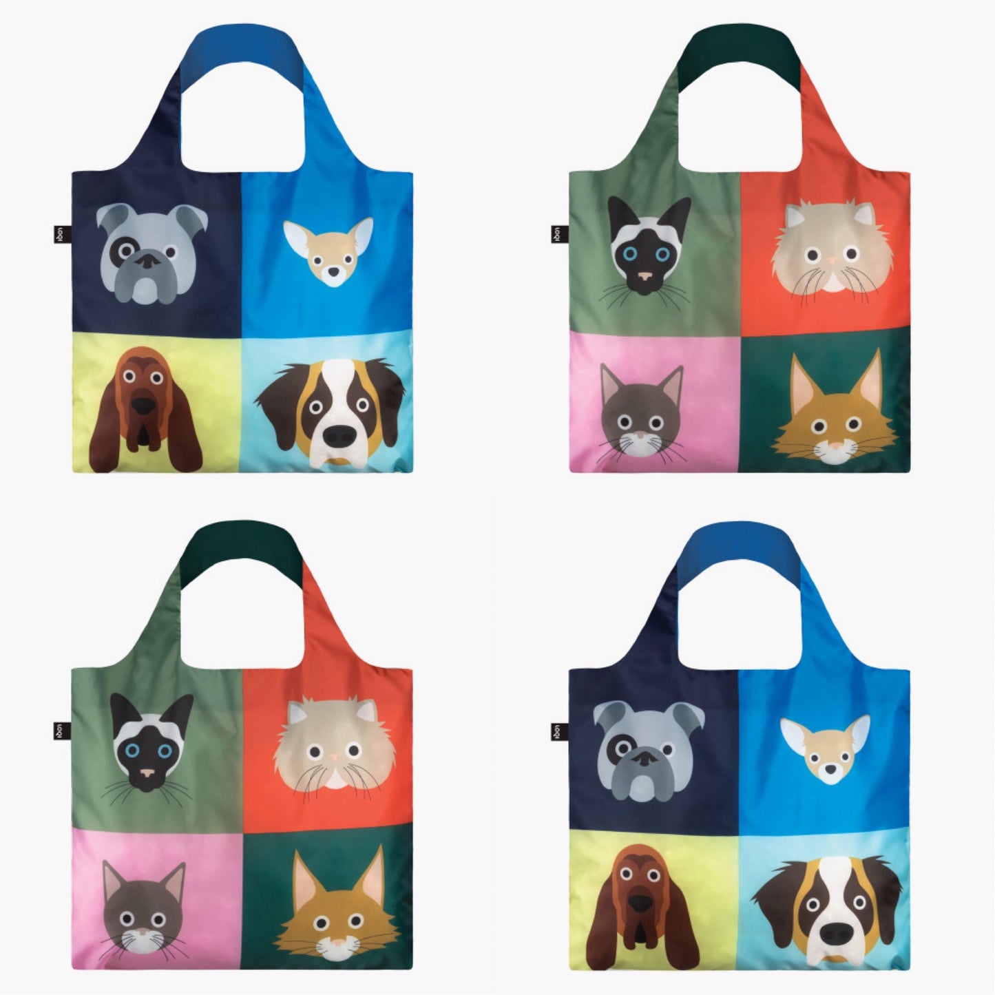 LOQI shopper cats and dogs