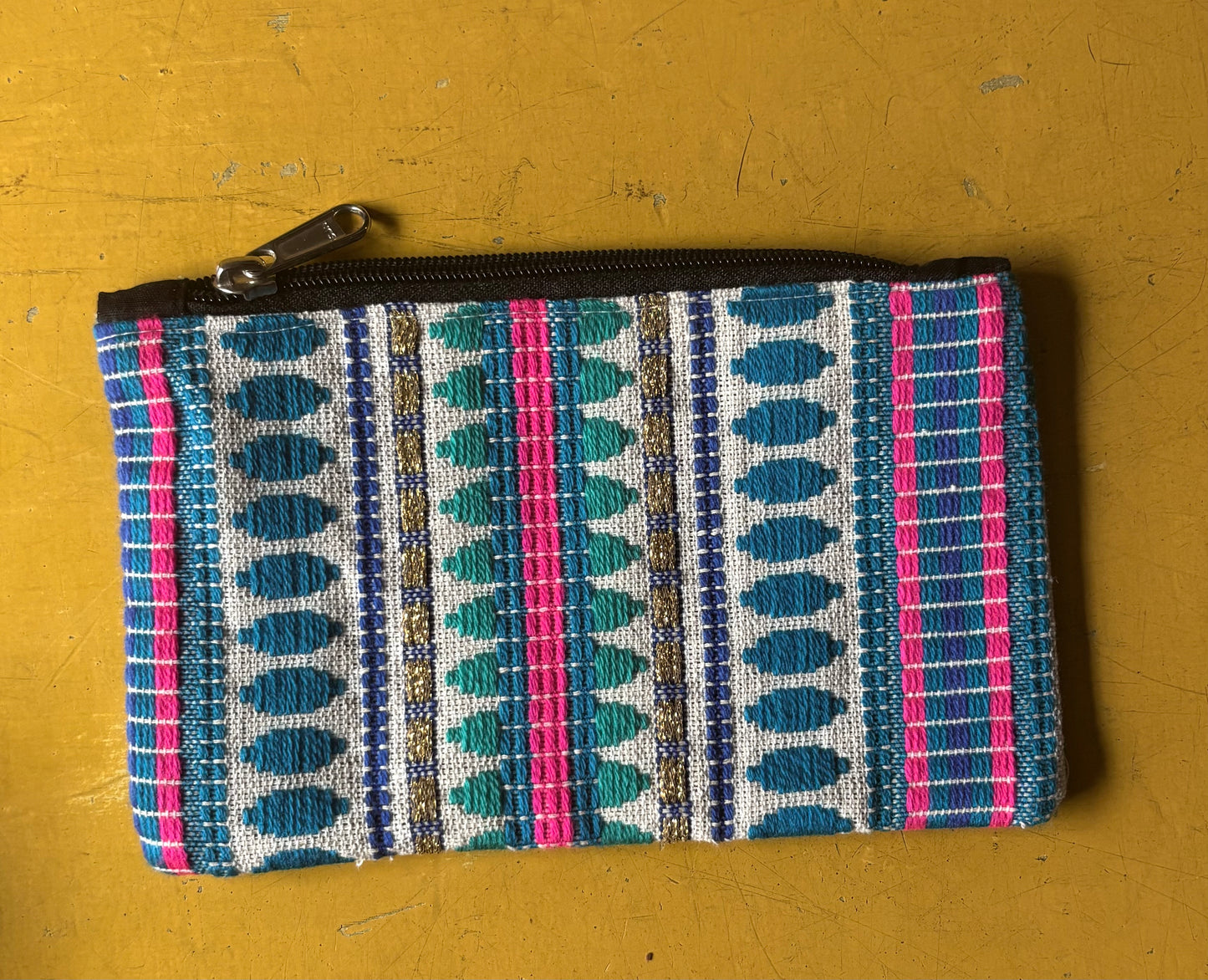 Indian woven pouch