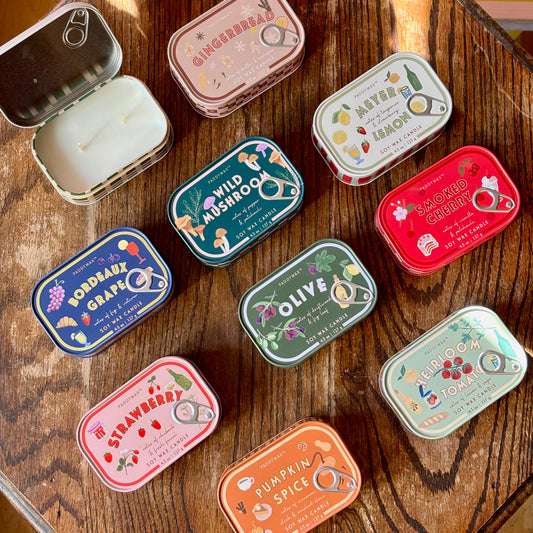 Candle in a tin