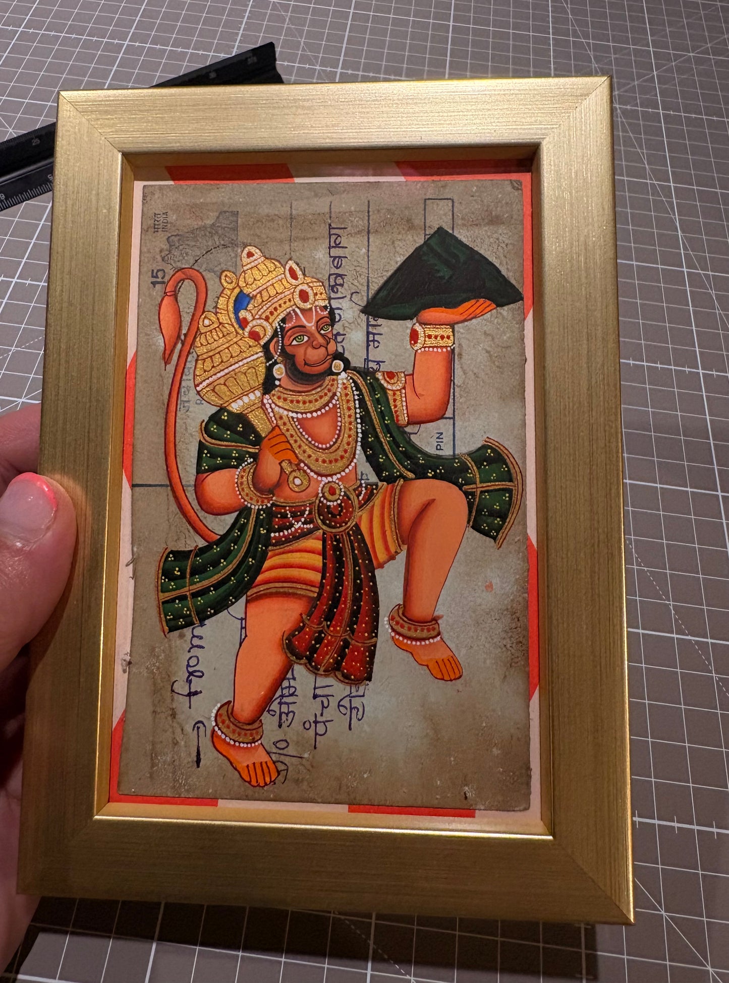 Hindu god vintage postcards