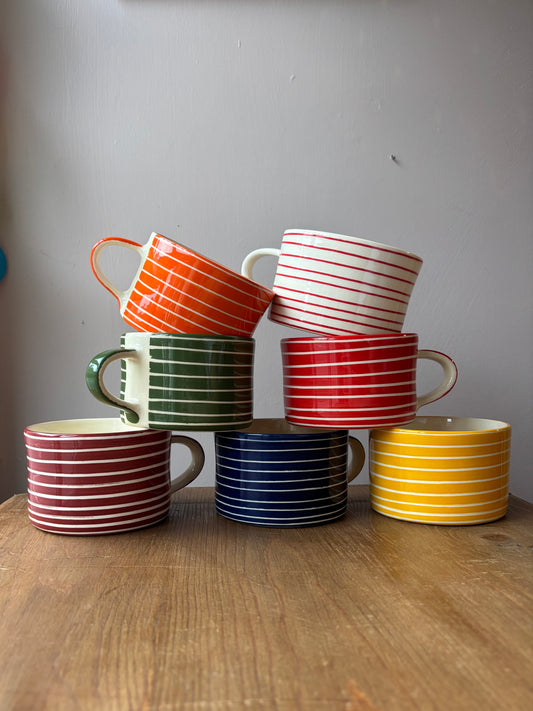 Sgraffito mugs