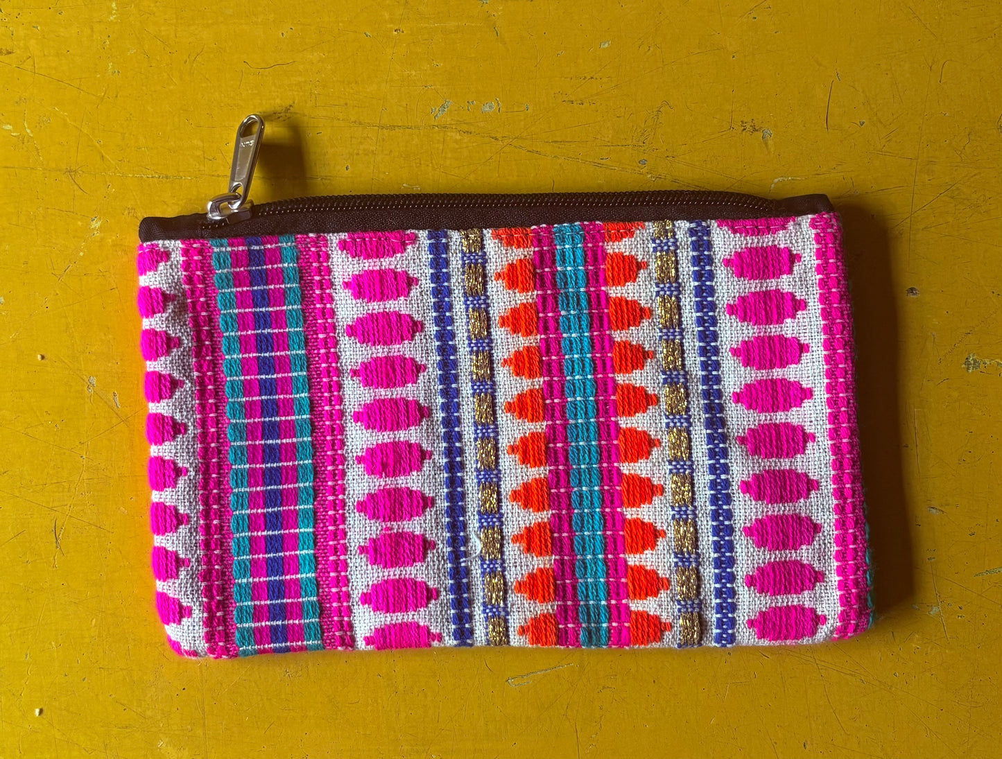 Indian woven pouch