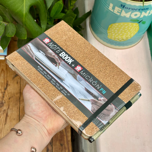 Cork sketchbook 21x15cm