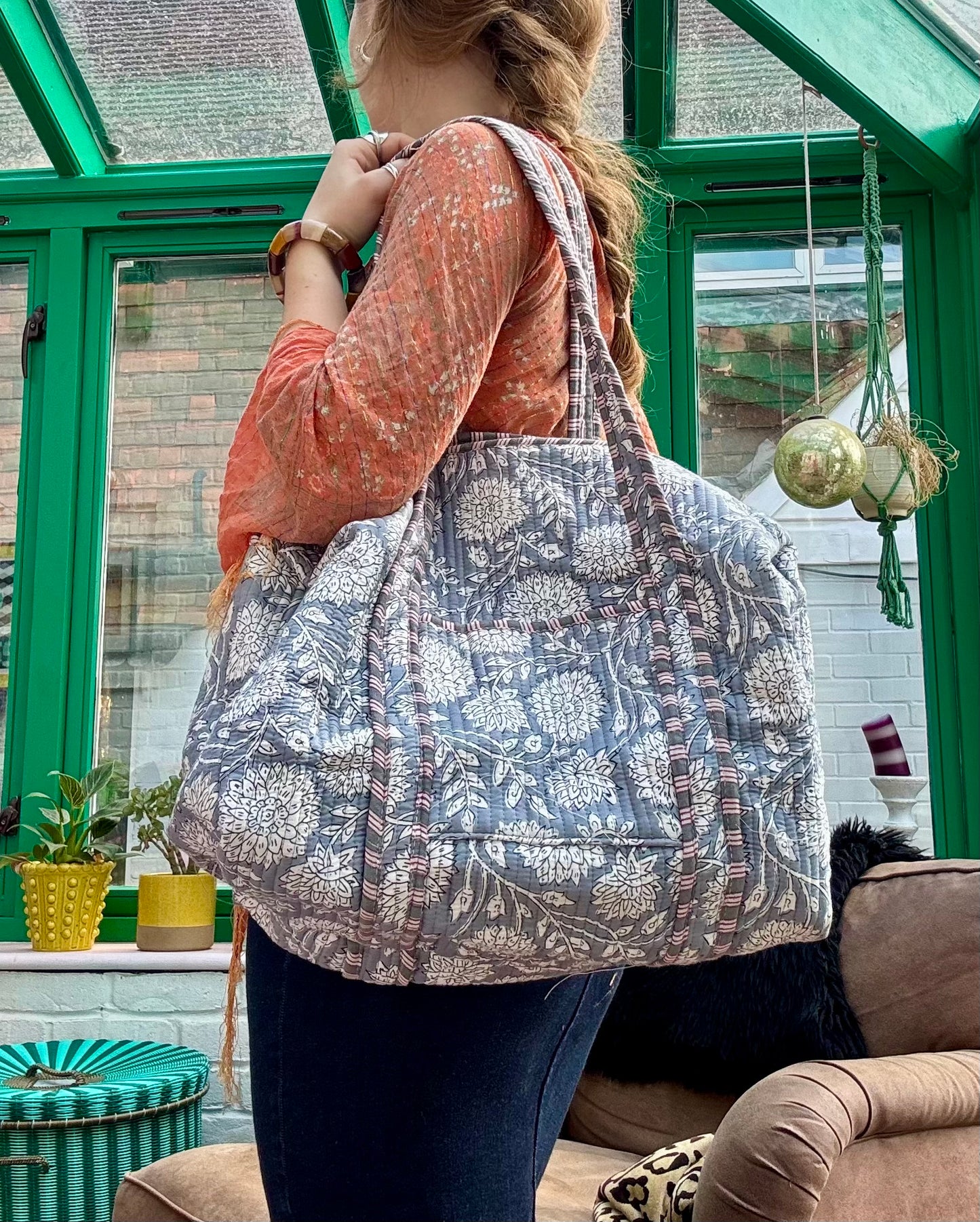 Cotton duffel bags