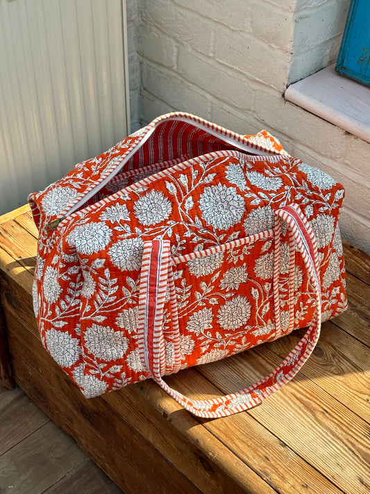 Cotton duffel bags