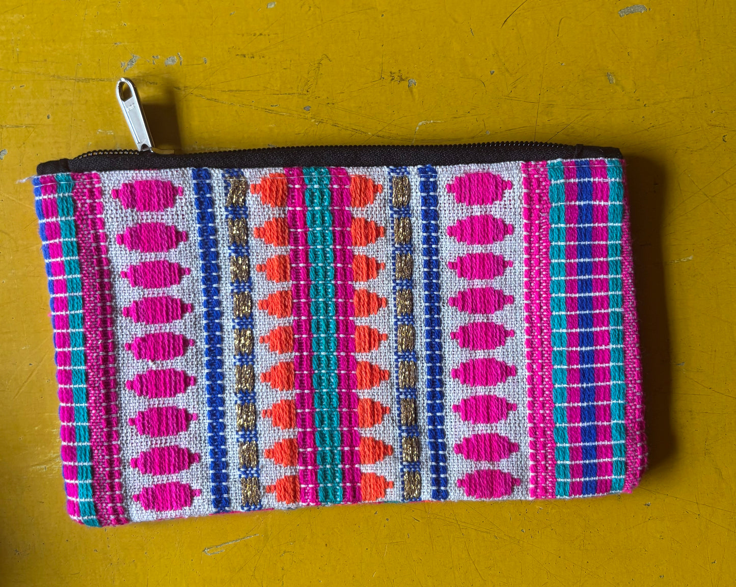 Indian woven pouch