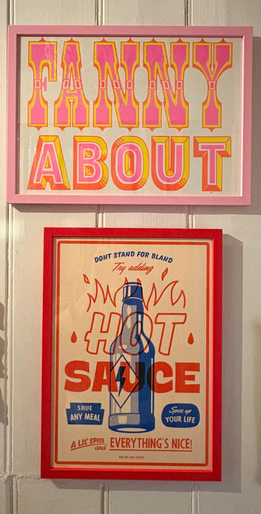 Coloured A3 frame