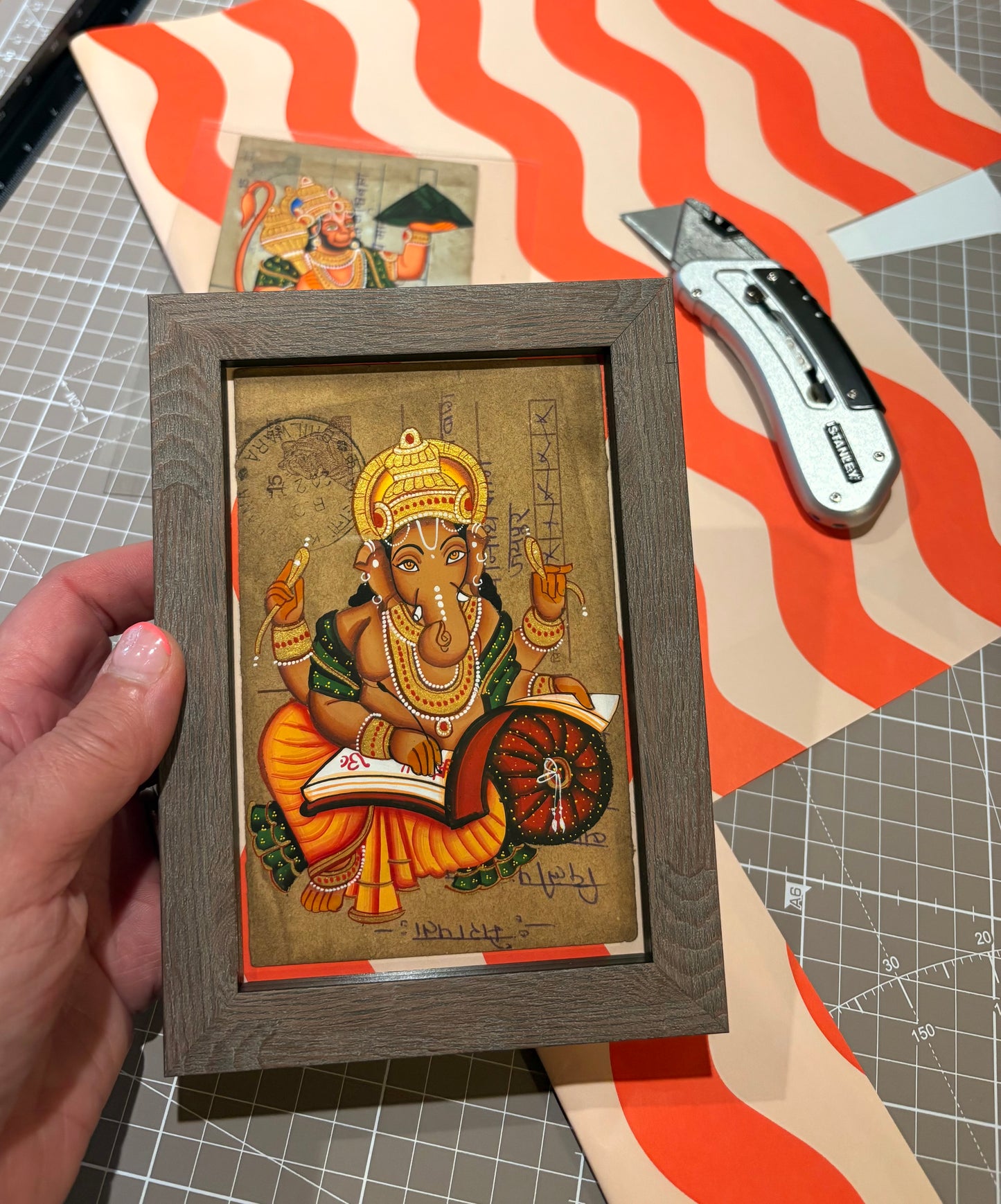 Hindu god vintage postcards