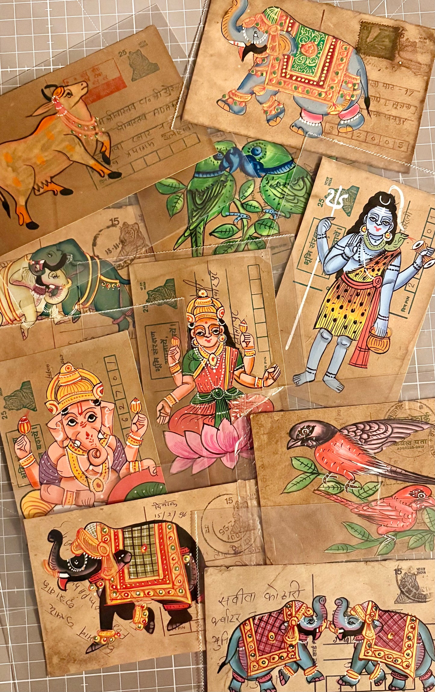 Vintage indian postcards