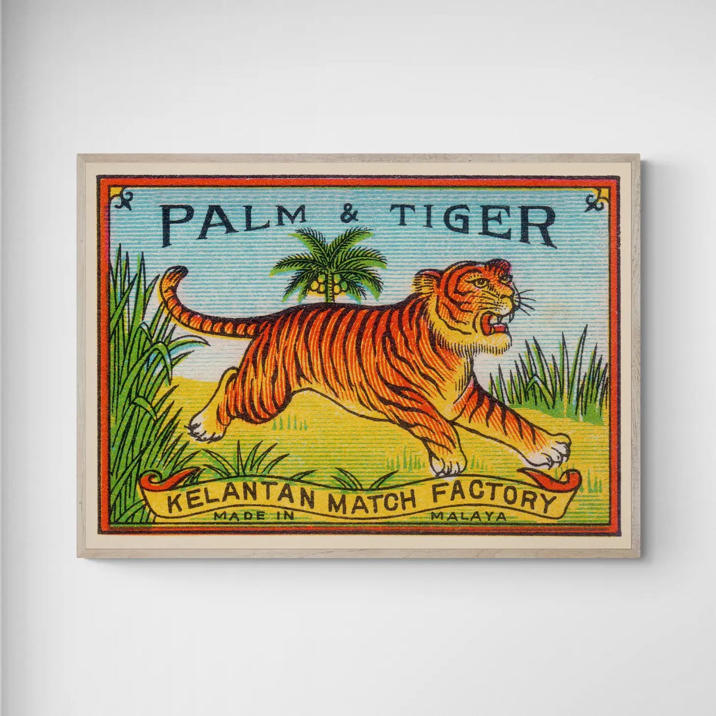 Tiger art A3 print