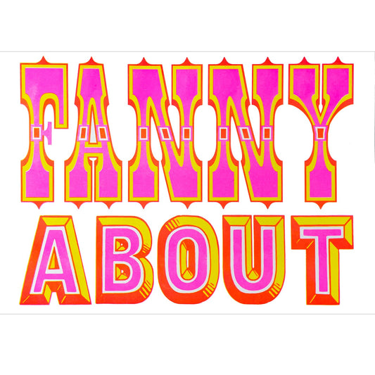 Fanny about A3 risograph print