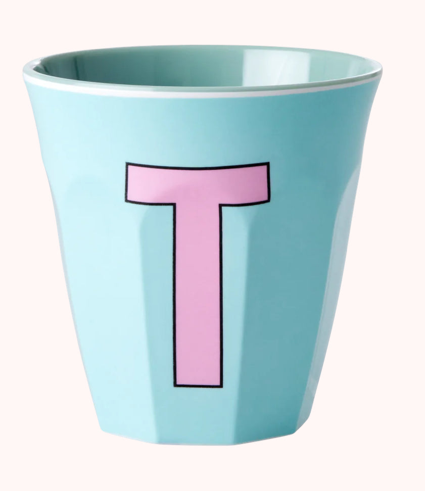 Alphabet melamine cups
