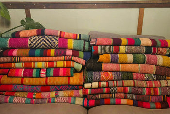 Peruvian frazada rug - No.23
