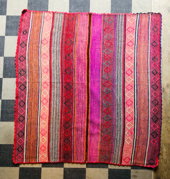 Peruvian frazada rug - No.9