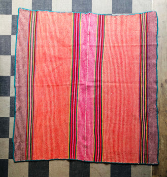 Peruvian frazada rug - No.23