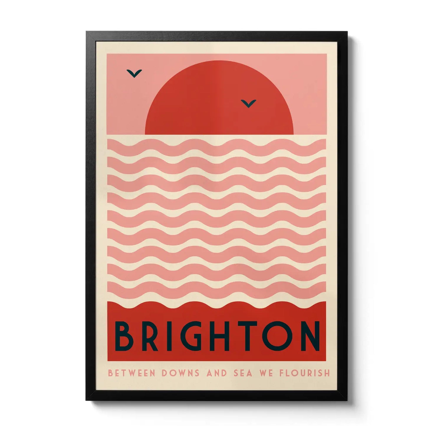 A3 Brighton beach print