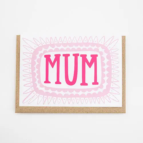 Mum greetings card