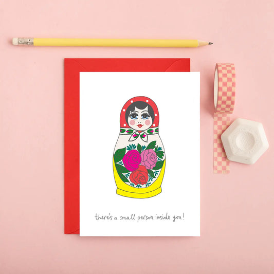Small person greetings card