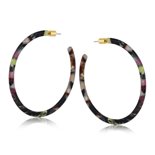 Resin hoops - Camille large