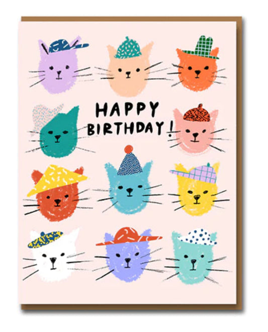 Catpals birthday card