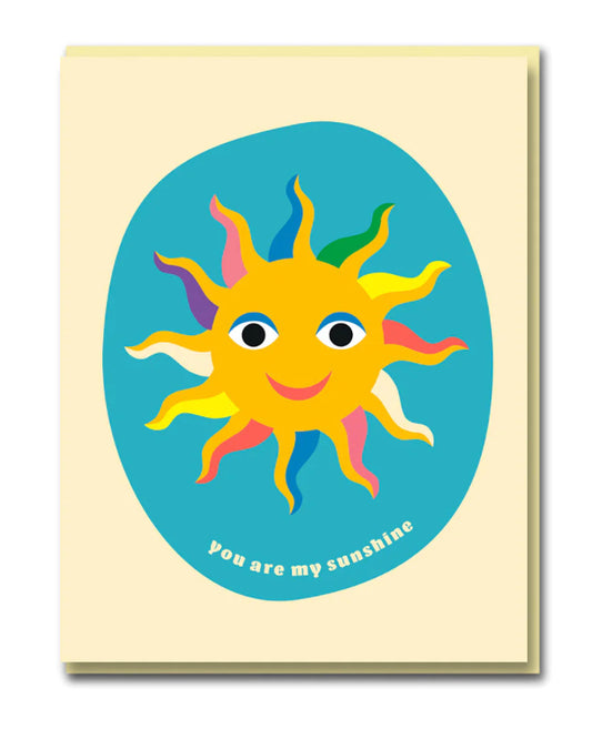 Happy sun greetings card