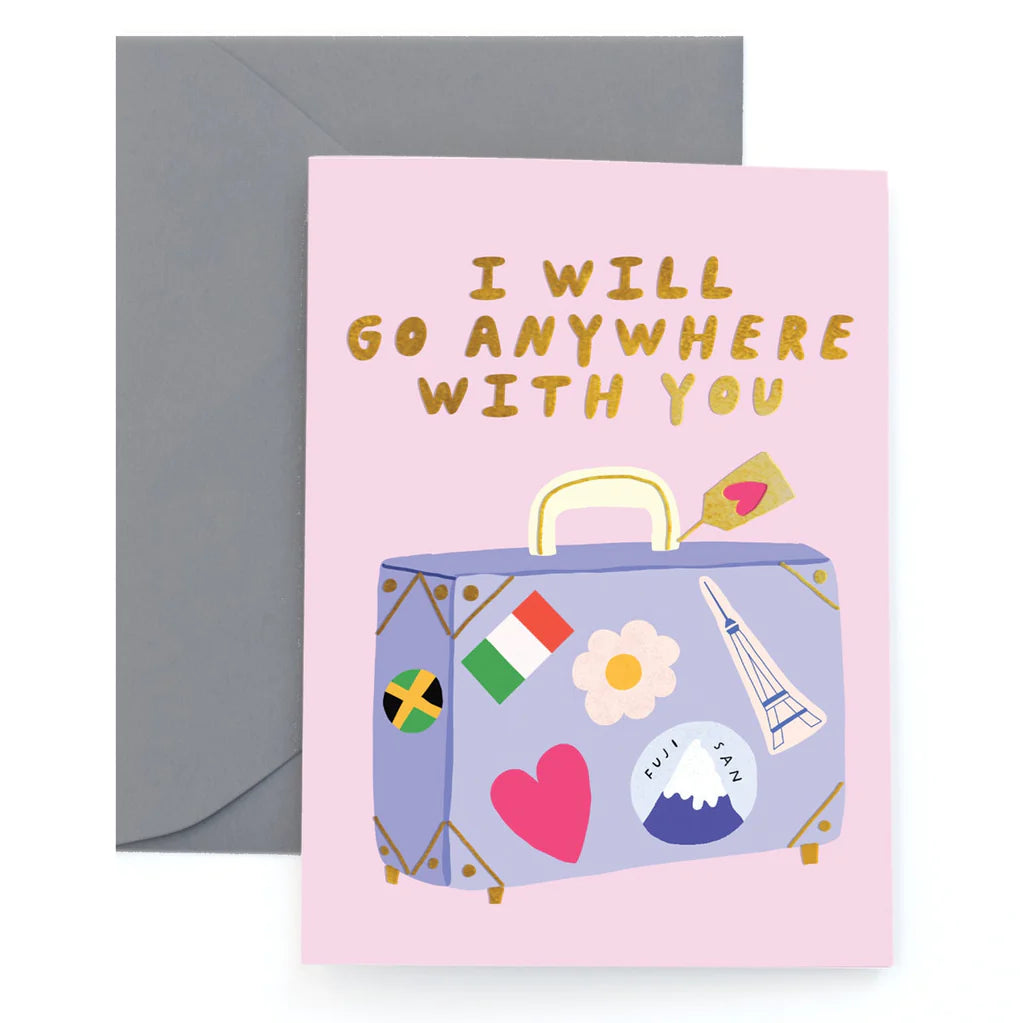 Anywhere with you card