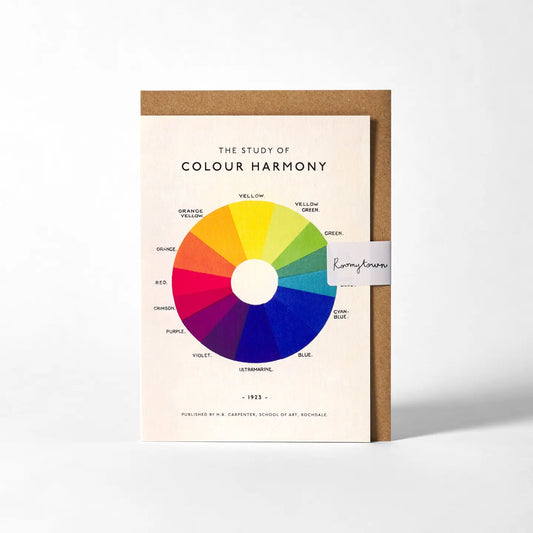 Colour harmony greetings card