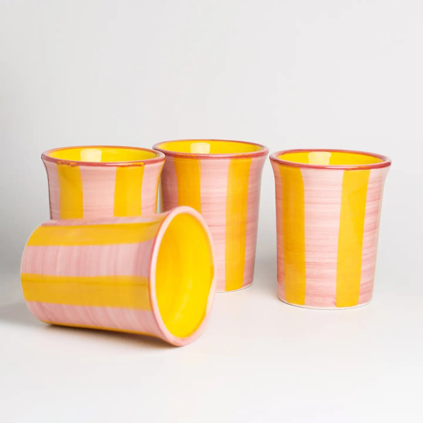 Ceramic hand-painted cups