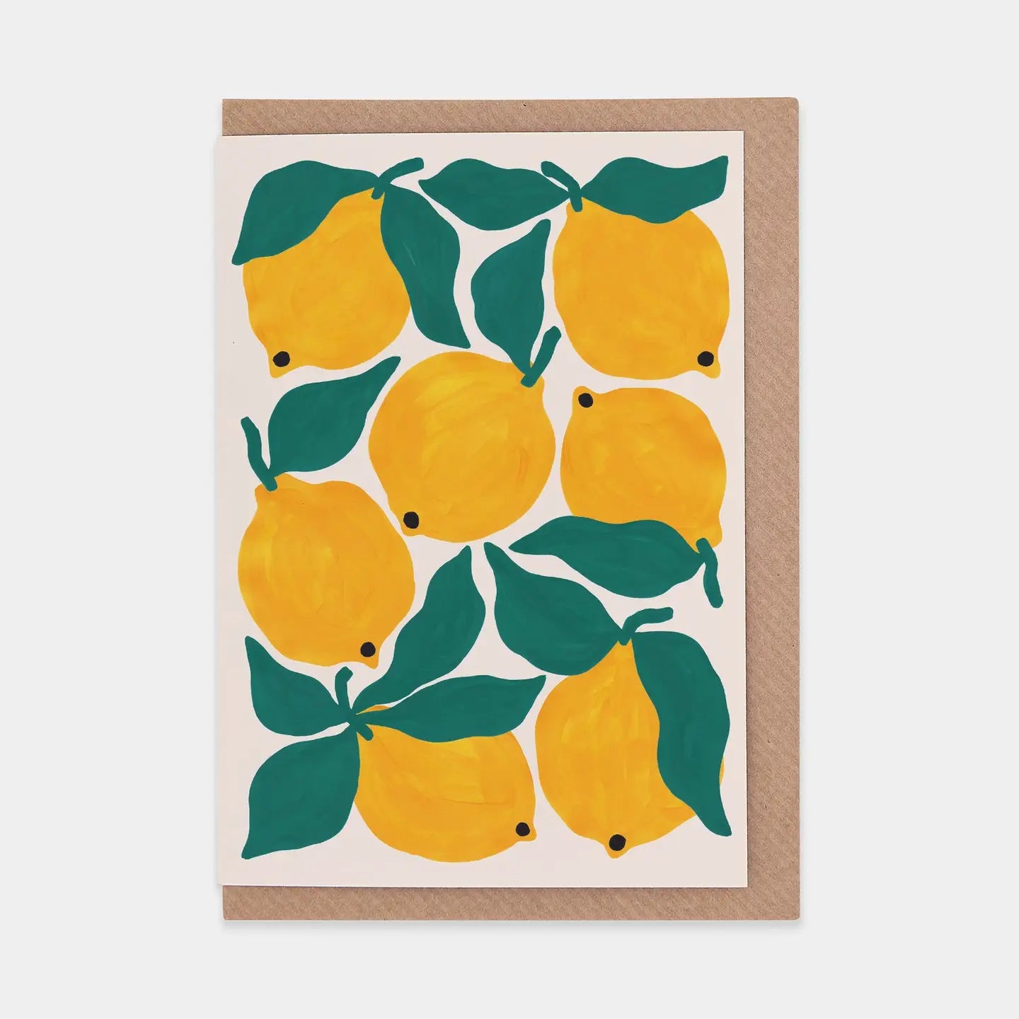 Lemons greetings card