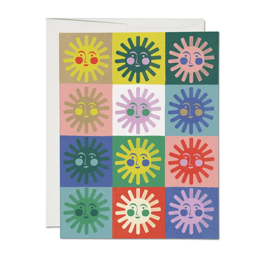 Little suns greetings card