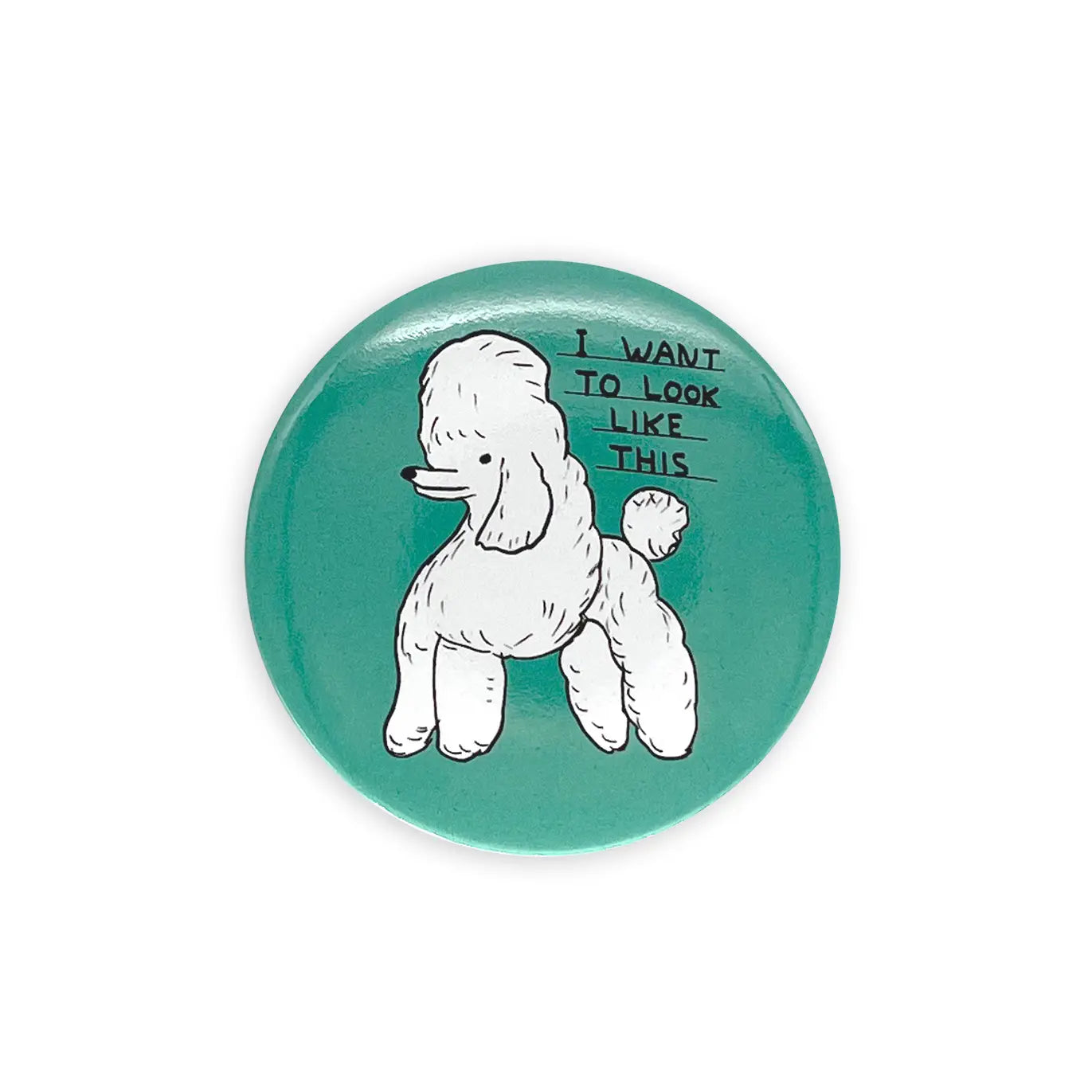 David Shrigley pocket mirror