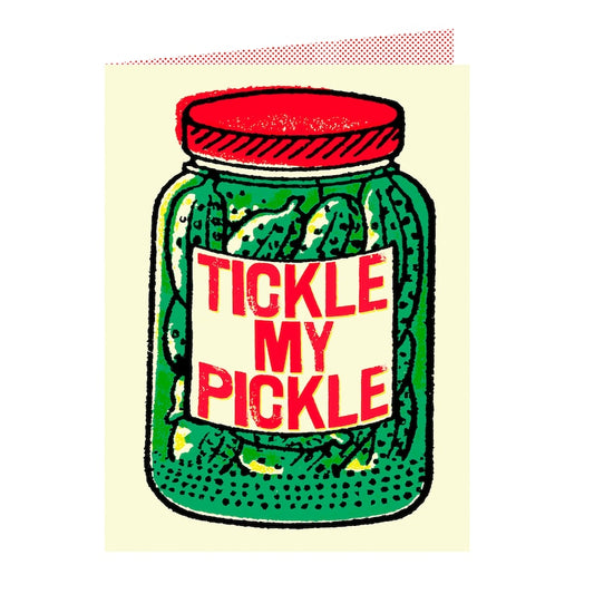 Tickle my pickle card