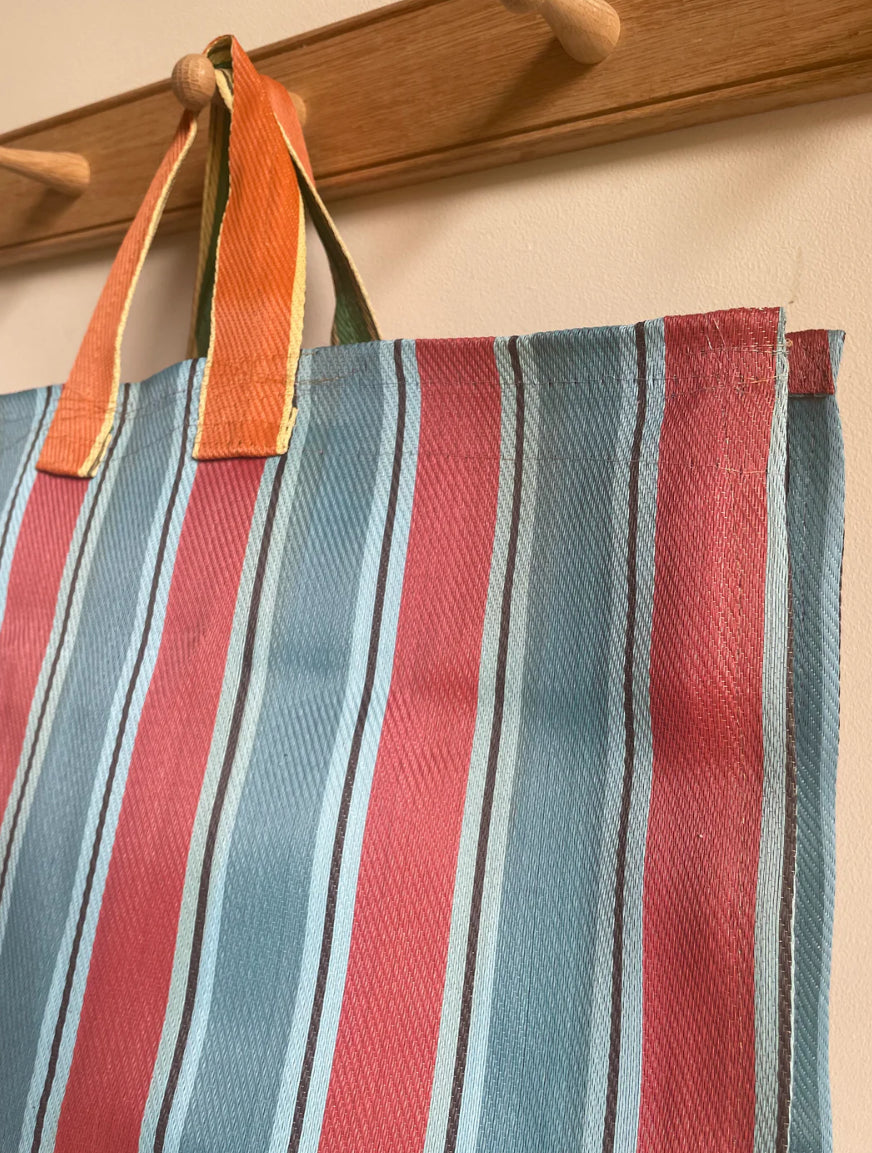 Stripy market bag - large