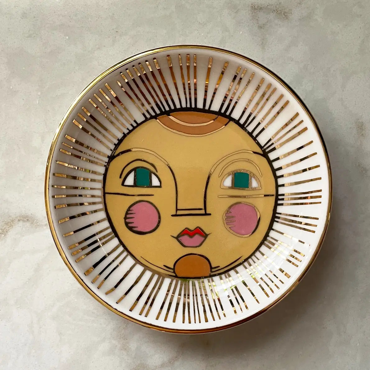 Sun trinket dish